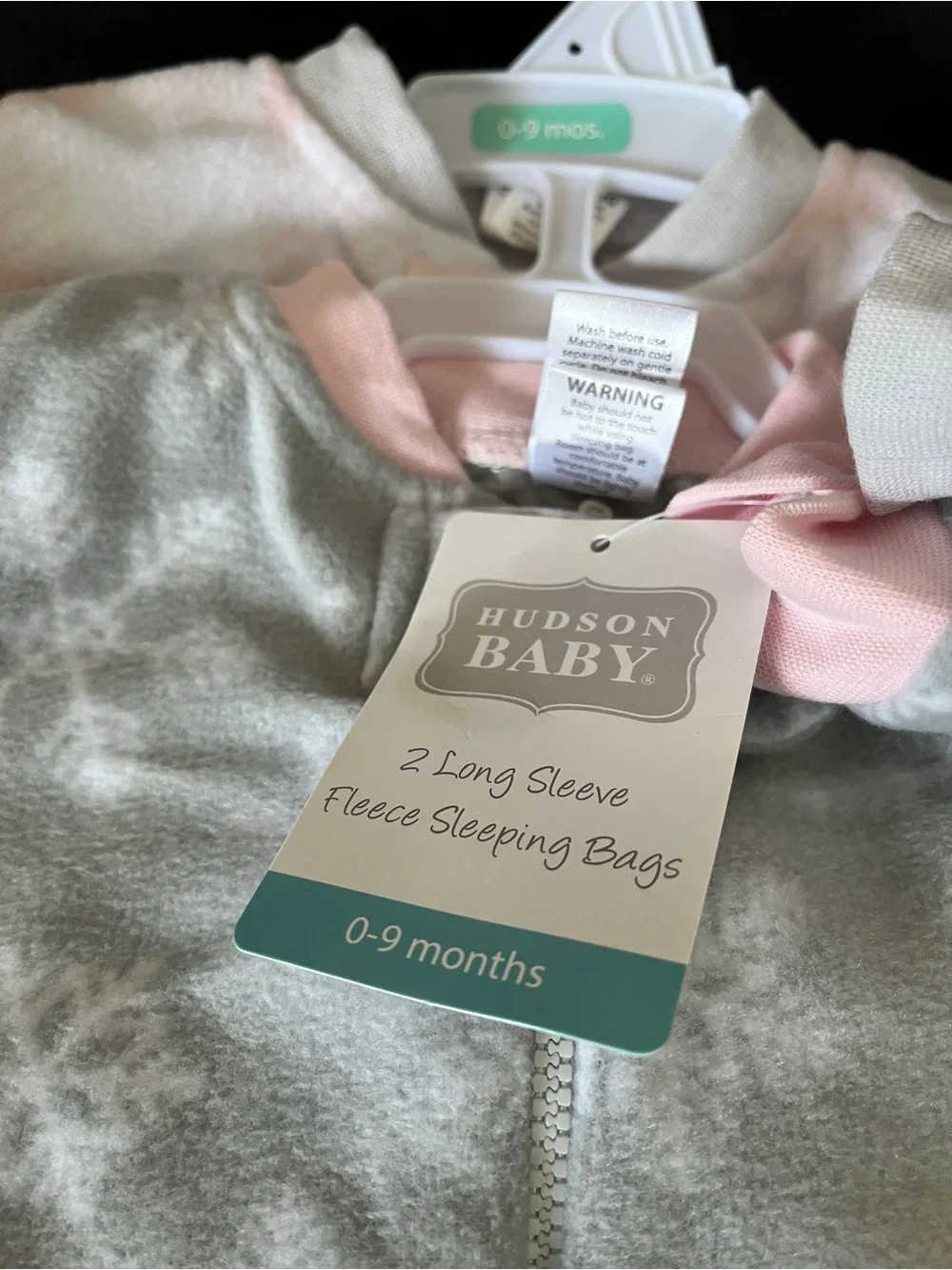 Hudson Baby Light Fleece Sleep Sacks (set of 2)